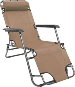 Ligstoel Opvouwbaar 155x60cm - Lichte Ligbed Relaxstoel Tuinstoel Campingstoel Strandstoel -Intex Deals Winkel 1033x1200