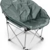 Navaris Klapstoel XXL - Campingstoel Met Opbergtas - Draagbare Stoel Voor Kamperen, Festivals En Vissen -Strandstoel - Inklapbaar - Grijs