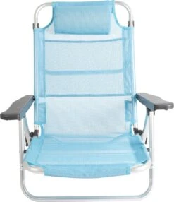 Bo-Camp Beach Chair - Monaco - Aluminium - Blauw -Intex Deals Winkel 1035x1200