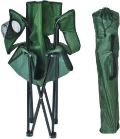 Campingstoel - Inklapbaar Visstoel - Vouwstoel - Comfortabel - Opvouwbaar Stoel - Max. 120 KG - Groen - Rheme -Intex Deals Winkel 1039x1200