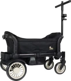 Deryan Luxe Sandy Bolderkar - Duo Buggy - Tandem Buggy - Opvouwbaar - Inklapbare Bolderwagen - Duo Kinderwagen - Zwart -Intex Deals Winkel 1048x1200 1