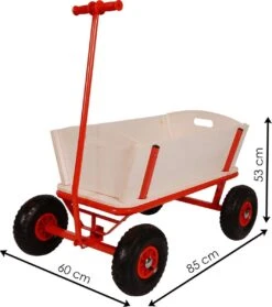 Benson Bolderkar - Bolderwagen Hout - Strandwagen - Kinderen - Boodschappenkar -Intex Deals Winkel 1064x1200 2