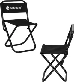 Springos Campingstoel | Kampeerstoel | Vouwstoel | Klapstoel | Zwart -Intex Deals Winkel 1080x1200 1