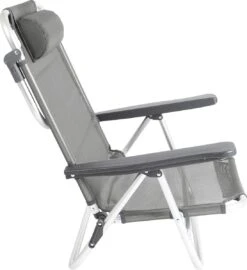 Bo-Camp Beach Chair - Monaco - Aluminium - Grijs -Intex Deals Winkel 1096x1200 1
