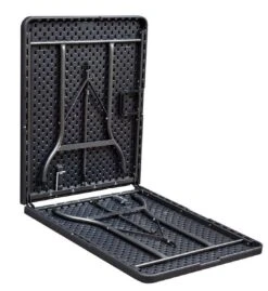 ERRO Vouwtafel - Wickerlook - 180x74cm - Zwart -Intex Deals Winkel 1102x1200 1