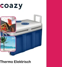 Koelbox Met Wielen Voor Auto & Camping Warm En Koud 40L - Frigobox Elektrisch 12v 230 Volt - MiniBar - Mini Koelkast | Verkoelt En Verwarmt | Eco-modus - Minibar - Mini Koelkast -Intex Deals Winkel 1111x1200