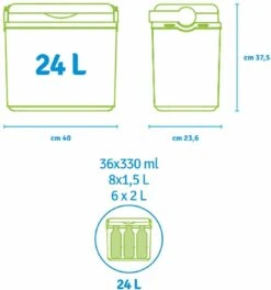 Norlander Koelbox Deluxe - 24 Liter - 40 X 23,6 X 37,5cm - Zwart -Intex Deals Winkel 1124x1200 2