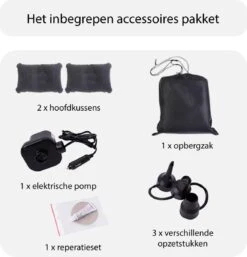 Auto Luchtbed – Luchtbed Auto – Auto Matras – Multifunctioneel – Incl. Elektrische Pomp – Kampeer Luchtbed – 2 Persoons -Intex Deals Winkel 1153x1200 3