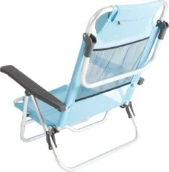 Bo-Camp Beach Chair - Monaco - Aluminium - Blauw -Intex Deals Winkel 1176x1200