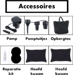 Auto Luchtbed - Auto Bed - Auto Matras - Achterbank En Achterbak - 2 Persoons - Incl. Elektrische Pomp - 175 X 125 CM -Intex Deals Winkel 1178x1200