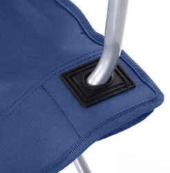 Set Van 2 Opvouwbare Campingstoelen, Klapstoelen Voor Buiten, Comfortabel, Met Armleuningen En Bekerhouders, Stabiel Frame, Draagvermogen 120 Kg - Blauw -Intex Deals Winkel 1183x1200