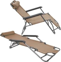 Ligstoel Opvouwbaar 155x60cm - Lichte Ligbed Relaxstoel Tuinstoel Campingstoel Strandstoel -Intex Deals Winkel 1186x1200