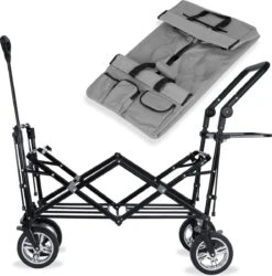 Rijoka Luxe Opvouwbare Bolderkar/Bolderwagen | Met Dakje En Draagtas | Marine Blauw -Intex Deals Winkel 1186x1200 3