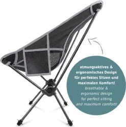 Smartpeas Camping Stoel Van Stevig 600D Polyester En Aluminium - Lichtgewicht En Opvouwbaar - Camping Gadget Inclusief Zijzakken +Plus: Strandmat & Draagtas -Intex Deals Winkel 1195x1200