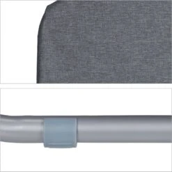 Relaxdays Strandstoel Opvouwbaar - Set Van 2 - Lage Campingstoel - Kampeerstoel Leuning - Grijs -Intex Deals Winkel 1198x1200 3