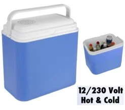 Excellent Cool Solutions - Draagbare Koelbox - Met Verwarm Functie - Blauw/wit - 24 Liter - 12V & 230V -Intex Deals Winkel 1200x1060 2