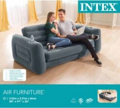 Intex Luxe Bankstel / Opblaasbare Slaapbank - 2-persoons - 203x224x66 Cm -Intex Deals Winkel 1200x1072 2