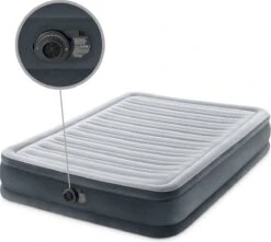 Intex Luchtbed - Twijfelaar - 137 X 191 X 33 Cm - Grijs - Met Ingebouwde Pomp, Hoeslaken Antraciet En Reparatieset 14 Intex Luchtbed - Twijfelaar - 137 X 191 X 33 Cm - Grijs - Met Ingebouwde Pomp, Hoeslaken Antraciet En Reparatieset -Intex Deals Winkel 1200x1073 1