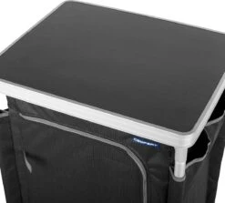 Campart Campingkast CU-0719 – Opvouwbaar En Verstelbaar - 4 Verstelbare Poten - 3 Lagen - Aluminium Frame - Grijs -Intex Deals Winkel 1200x1084