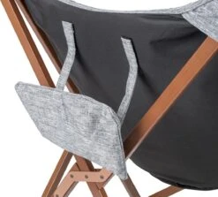 Bo-Camp - Urban Outdoor - Relaxstoel - Bloomsbury - L - Oxford Polyester - Grijs -Intex Deals Winkel 1200x1085
