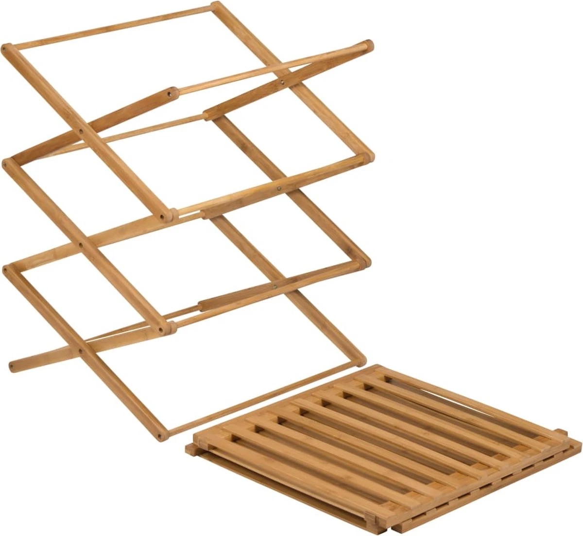 Bo-Camp - Urban Outdoor Collection - Legkast - Fitzroy - L - Bamboe 2 Bo-Camp - Urban Outdoor Collection - Legkast - Fitzroy - L - Bamboe - Afbeelding 2