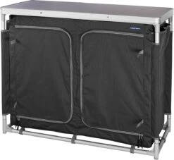 Campart Campingkeuken KI-0734 - Campingkast Groot - 4 Verstelbare Poten - Opvouwbaar En Lichtgewicht - Inclusief Opbergtas - Grijs -Intex Deals Winkel 1200x1105 3