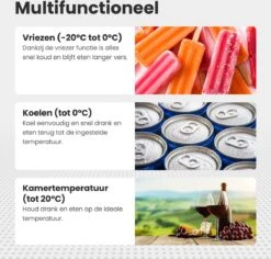 Auronic Elektrische Koelbox - 49.5L - Compressor - 12V En 240V - Grijs -Intex Deals Winkel 1200x1147 4