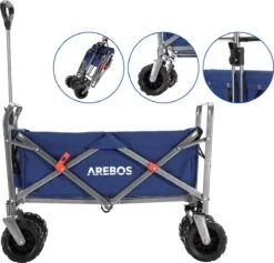 AREBOS Handkar | Transportwagen | Apparatuurwagen | Opvouwbaar | Blauw -Intex Deals Winkel 1200x1150 10