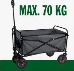 Hoogwaardige Bolderkar Opvouwbaar - Antraciet - Kinderen - Baby - Opslagkar - Bolderwagen - Tuinkar - Bolderkarren -Intex Deals Winkel 1200x1150 9