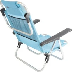 Bo-Camp Beach Chair - Monaco - Aluminium - Blauw -Intex Deals Winkel 1200x1196
