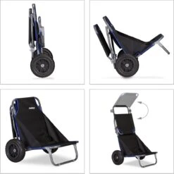 Relaxdays Strandkar Opvouwbaar - Strandstoel Met Zonnedak - Strand Stoel Op Wielen -Intex Deals Winkel 1200x1198 7