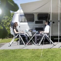 Campart Campingstoel CH-0592 - Opvouwbaar Met Hoofdsteun - 7 Verstelbare Standen - Lichtgewicht - Blauw -Intex Deals Winkel 1200x1200 169