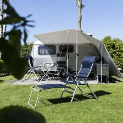 Campart Campingstoel CH-0592 - Opvouwbaar Met Hoofdsteun - 7 Verstelbare Standen - Lichtgewicht - Blauw -Intex Deals Winkel 1200x1200 171