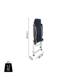 Campart Campingstoel CH-0592 - Opvouwbaar Met Hoofdsteun - 7 Verstelbare Standen - Lichtgewicht - Blauw -Intex Deals Winkel 1200x1200 172