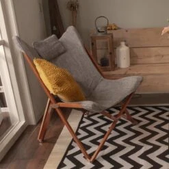 Bo-Camp - Urban Outdoor - Relaxstoel - Bloomsbury - L - Oxford Polyester - Grijs -Intex Deals Winkel 1200x1200 178