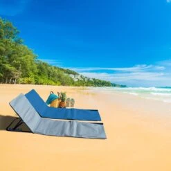 Strandmat Opvouwbaar Met Schouderband - Strandstoel Grijs 145x47x52 -Intex Deals Winkel 1200x1200 190