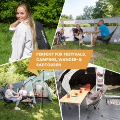 Skandika Campingstoel Compact – Campingstoelen - Campingstoel Tot 150 Kg Belastbaar - Kampeerstoel, Visstoel, Kleine Pakmaat, Opvouwbaar, Stabiel, Licht, Comfortabel Gepolsterd – Draagtas Meegeleverd - Vouwstoel – Zwart -Intex Deals Winkel 1200x1200 192