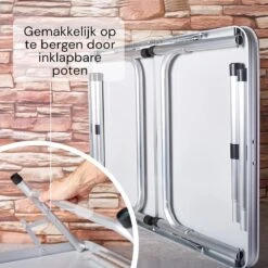 Liivo Aluminium Inklapbare Tafel - Campeertafel 75x55x60cm -Intex Deals Winkel 1200x1200 28