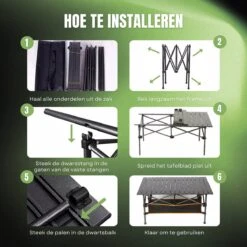 Campingtafel Inklapbaar En Opvouwbaar - Kampeertafel - Lichtgewicht Hittebestendig -Intex Deals Winkel 1200x1200 36
