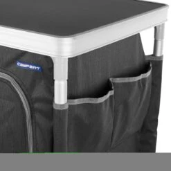 Campart Campingkast CU-0719 – Opvouwbaar En Verstelbaar - 4 Verstelbare Poten - 3 Lagen - Aluminium Frame - Grijs -Intex Deals Winkel 1200x1200 363