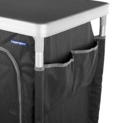 Campart Campingkast CU-0719 – Opvouwbaar En Verstelbaar - 4 Verstelbare Poten - 3 Lagen - Aluminium Frame - Grijs -Intex Deals Winkel 1200x1200 367