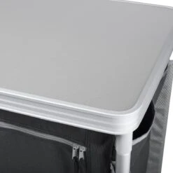 Campart Campingkeuken KI-0734 - Campingkast Groot - 4 Verstelbare Poten - Opvouwbaar En Lichtgewicht - Inclusief Opbergtas - Grijs -Intex Deals Winkel 1200x1200 378