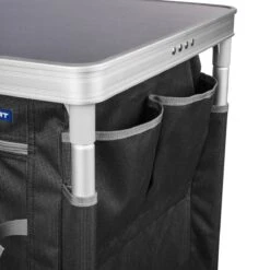 Campart Campingkeuken KI-0734 - Campingkast Groot - 4 Verstelbare Poten - Opvouwbaar En Lichtgewicht - Inclusief Opbergtas - Grijs -Intex Deals Winkel 1200x1200 379