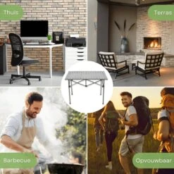 Campingtafel Inklapbaar En Opvouwbaar - Kampeertafel - Lichtgewicht Hittebestendig -Intex Deals Winkel 1200x1200 38