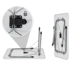 TecTake - Campingtafel - Inklapbaar, Afmetingen 80 X 60 X 68 Cm - 402173 6 TecTake - Campingtafel - Inklapbaar, Afmetingen 80 X 60 X 68 Cm - 402173 -Intex Deals Winkel 1200x1200 44