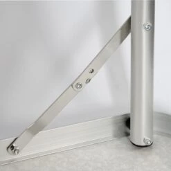 Aluminium Kampeertafel 120x60cm - Campingtafel Inklapbaar - 3-voudig Verstelbare Vouwtafel Antraciet -Intex Deals Winkel 1200x1200 50