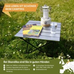 Skandika Ruka S Kleine Campingtafel – Campingtafels - Aluminium Campingtafel, Opvouwbaar, Zeer Licht, Eenvoudig Te Monteren, Stabiele Standaard - Opvouwtafel Voor Kamperen, Tenten Wandelen, Reizen, Thuis, Tuin – Tot Max. 20 Kg. - Grijs -Intex Deals Winkel 1200x1200 56