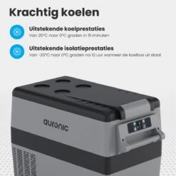 Auronic Elektrische Koelbox - 40.5L - Compressor - 12V En 240V - Grijs -Intex Deals Winkel 1200x1200 774