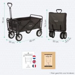 LifeGoods Bolderkar - Opvouwbaar - Draaibare Wielen - 2 Standen - 70KG Draagkracht - Grijs 19 LifeGoods Bolderkar - Opvouwbaar - Draaibare Wielen - 2 Standen - 70KG Draagkracht - Grijs -Intex Deals Winkel 1200x1200 841