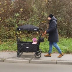 FableKids LEO X4Lite Opvouwbare Handkar Met Dak Onyx Zwart -Intex Deals Winkel 1200x1200 935